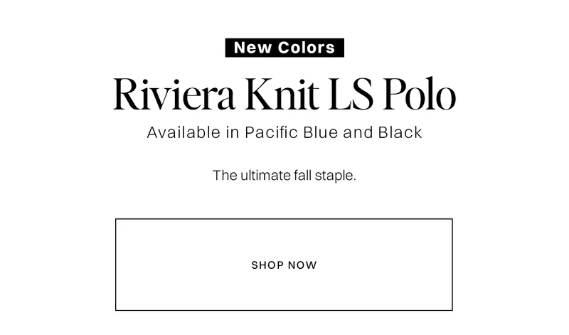 Riviera Knit Long Sleeve Polo
