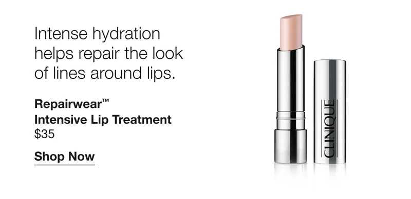 Intense hydration helps repair the look of lines around lips. | Repairwear™ Intensive Lip Treatment | $35 | Shop Now