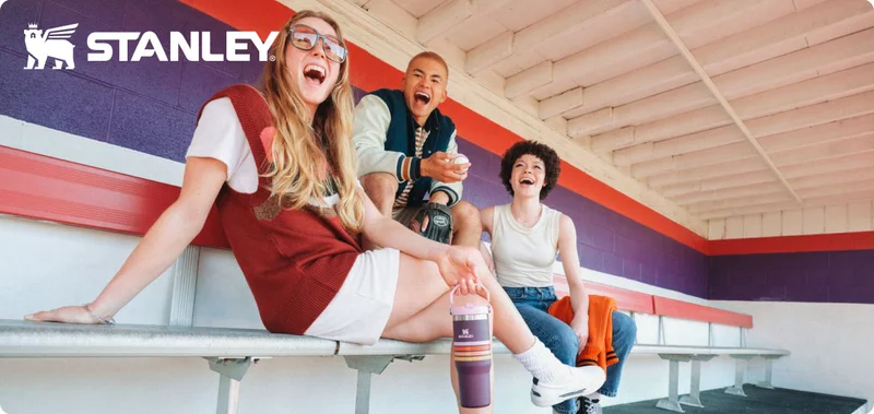 Stanley logo with a group of people.