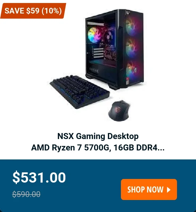 NSX Gaming Desktop