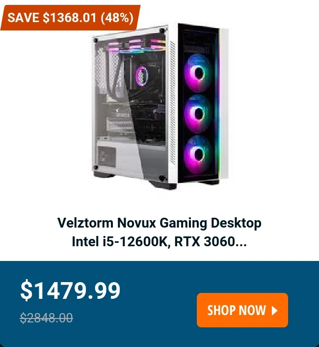 Velztorm Novux Gaming Desktop