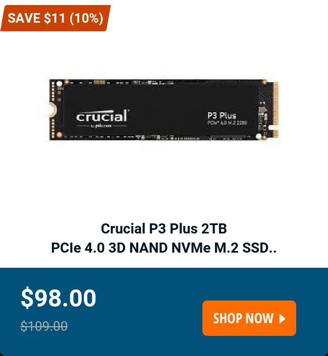 Crucial P3 Plus 2TB