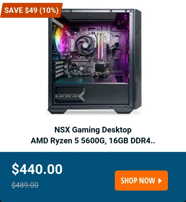 NSX Gaming Desktop