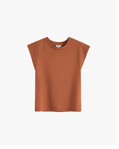 Pima Slim Tank Terracotta