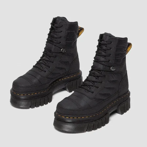 AUDRICK QUILTED PLATFORM ANKLE BOOTS