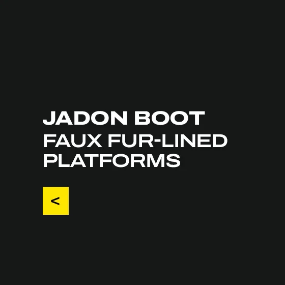 JADON BOOT LEATHER FAUX FUR LINED PLATFORMS