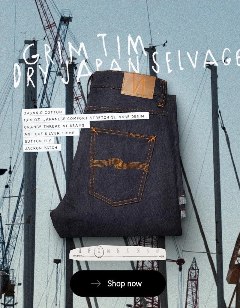 Grim Tim Dry Japan Selvage