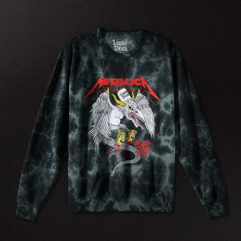 Image of Liquid Death x Metallica Tour Sweatshirt