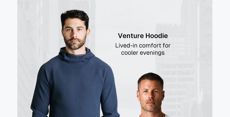 Venture Waffle Hoodie – Lived-in comfort for cooler evenings