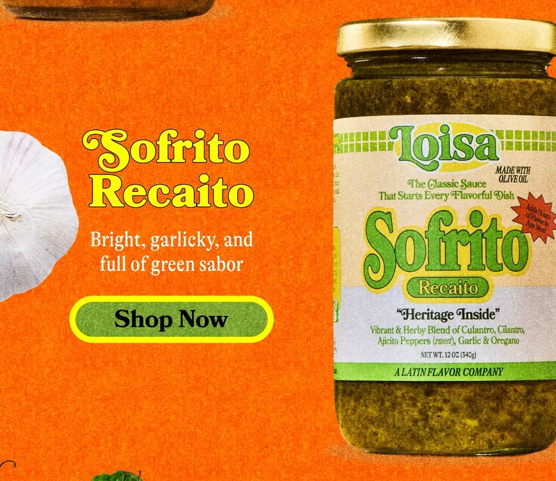 Sofrito Recaito Bright, garlicky, and full of green sabor. SHOP NOW