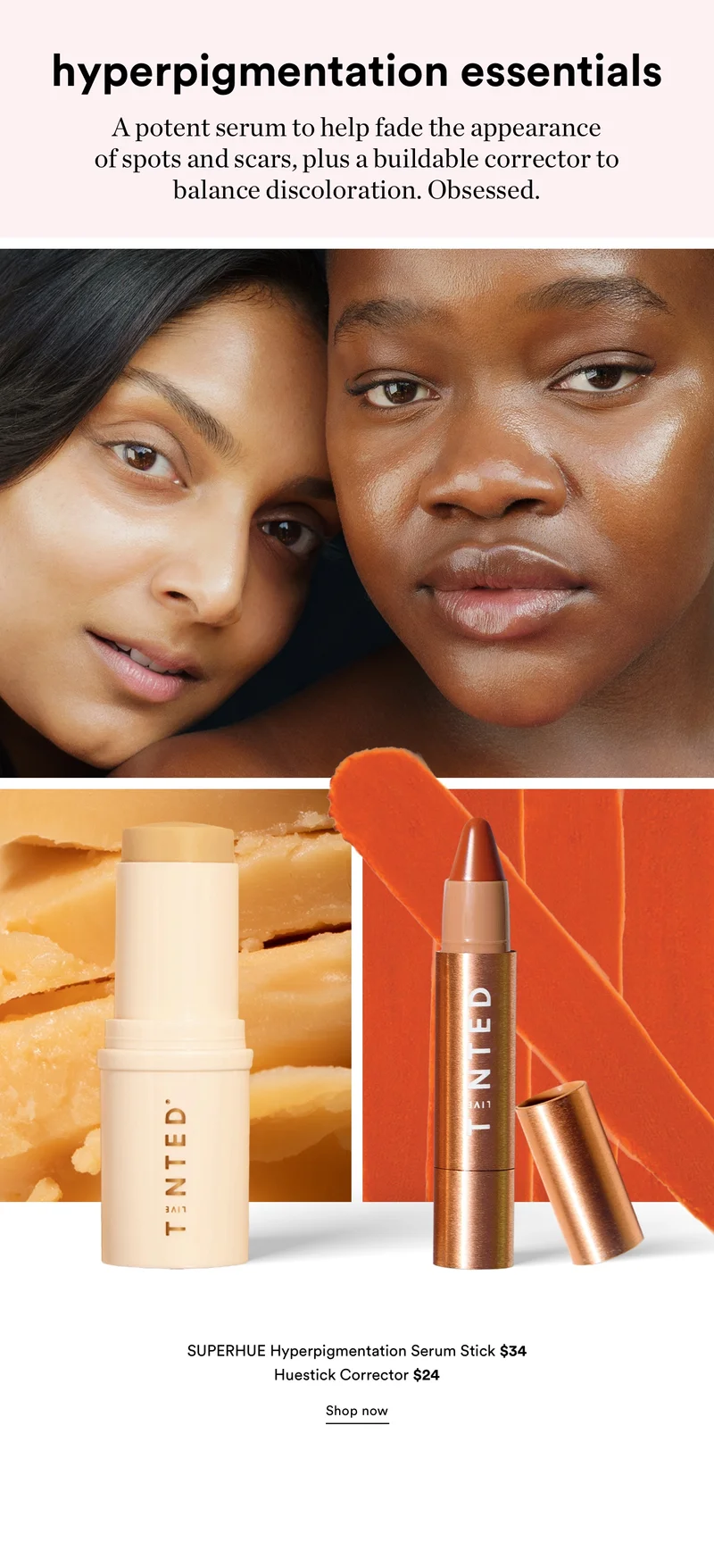 Hyperpigmentation Essentials | SUPERHUE Hyperpigmentation Serum Stick | Huestick Corrector | Shop Now