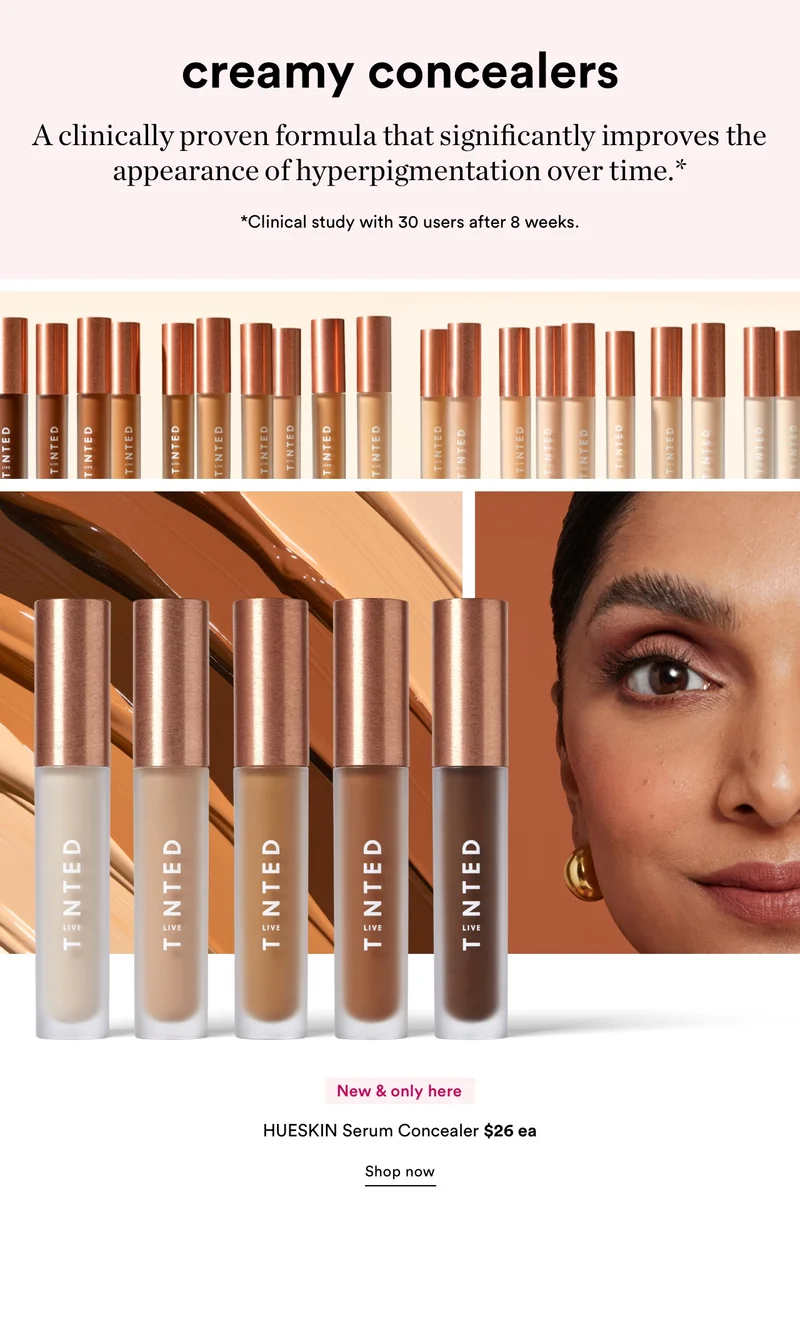 Creamy Concealers | HUESKIN Serum Concealer | Shop Now