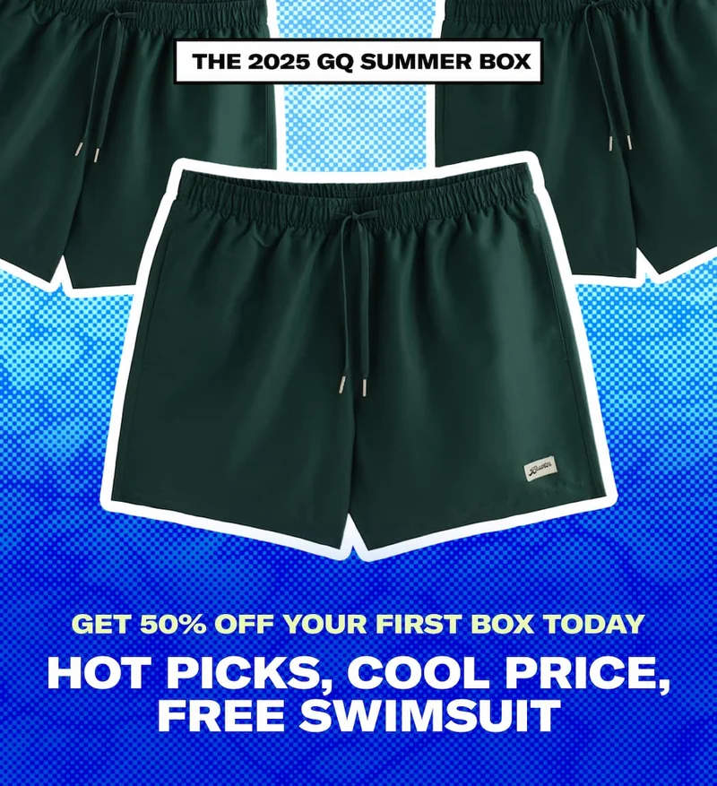 THE 2025 GQ SUMMER BOX: Get 50% off your first box today | HOT PICKS, COOL PRICE, FREE SWIMSUIT | GET YOUR GIFT