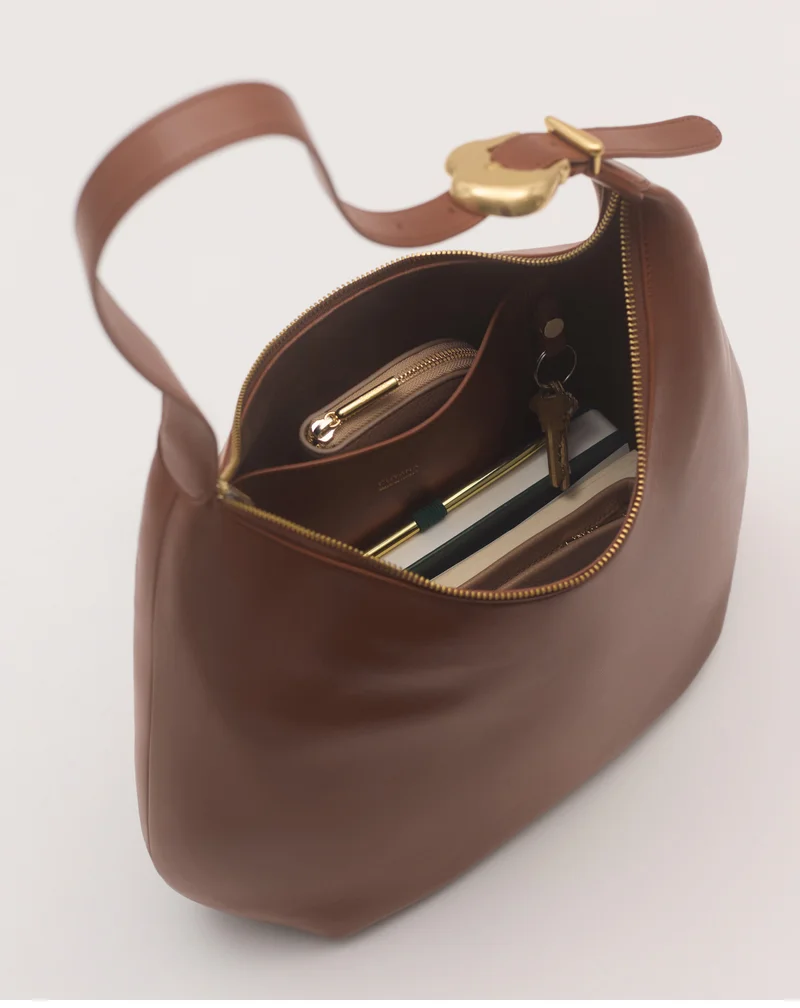 Oversized Celestia Bag Dark Chestnut