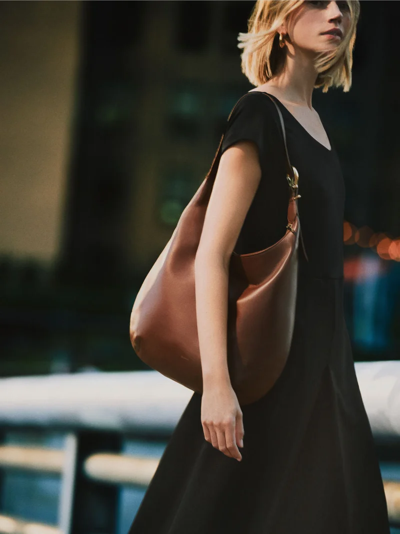 Oversized Celestia Bag Dark Chestnut