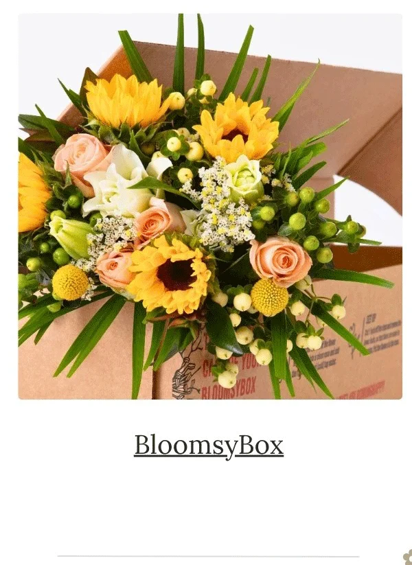 BloomsyBox - Farm-fresh flowers delivered monthly