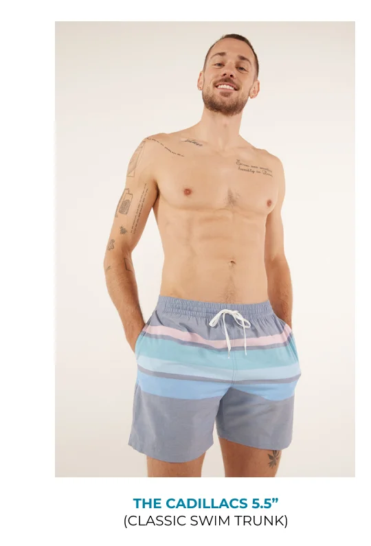 Classic Swim Trunk: The Cadillacs 5.5"