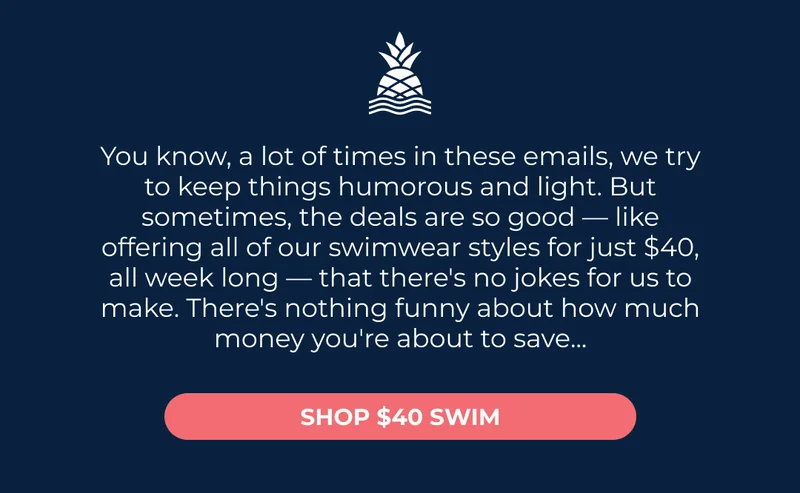 SHOP $40 SWIM