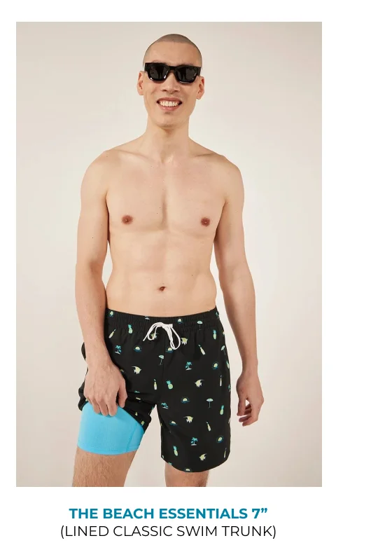Lined Classic Swim Trunk: The Beach Essentials 7"
