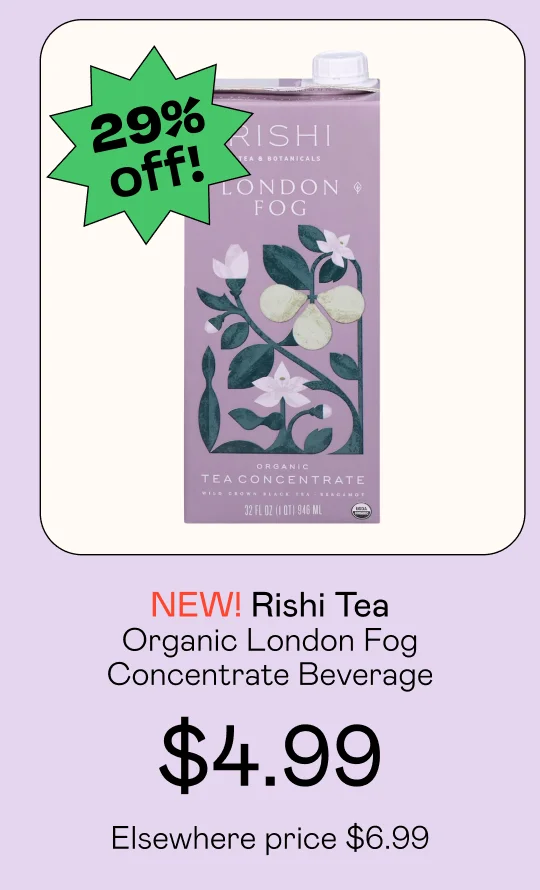 Organic London Fog Concentrate Beverage