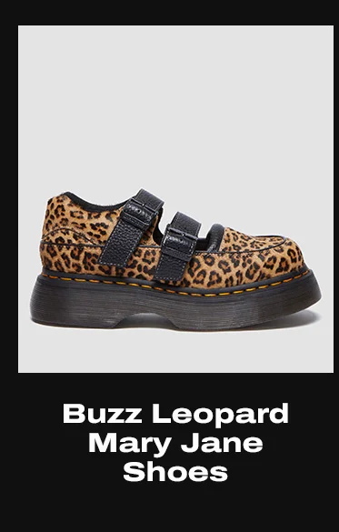 Buzz leopard Mary Jane shoes