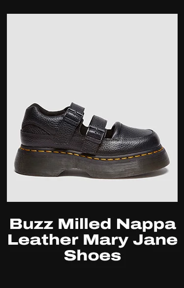 Buzz milled Nappa leather Mary Jane shoes