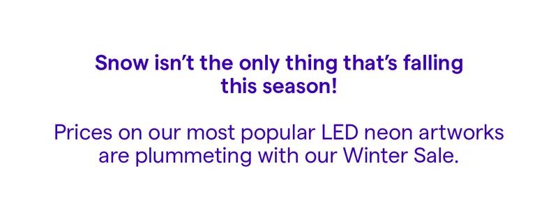 Snow isn’t the only thing that’s falling this season!