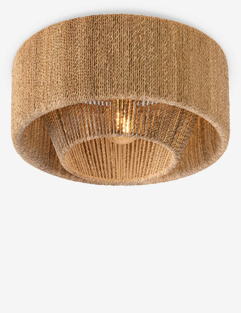 Image of Mejia Flush Mount, Natural