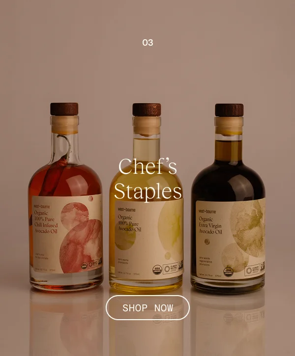 Chef's Staples. Shop Now.