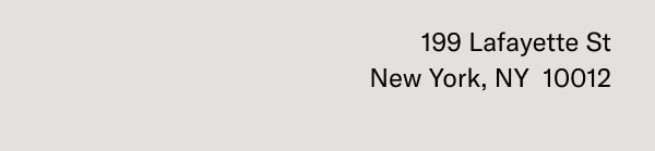 199 Lafayette St, New York, NY 10012