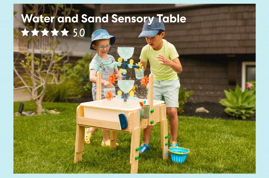 Wate and Sand Sensory Table