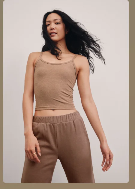 Spacedye Forever Tank in Desert Sand Heather