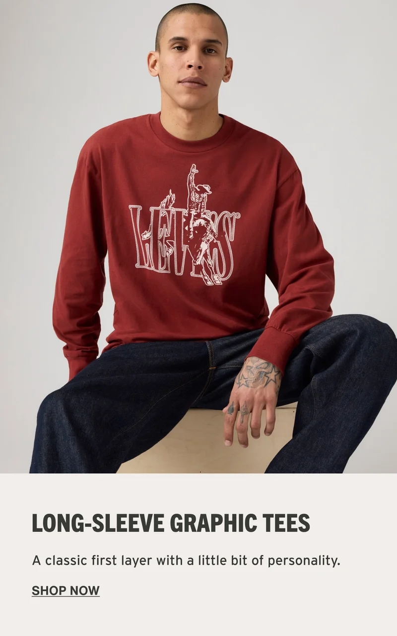 PERSON IN LONG-SLEEVE GRAPHIC TEE
