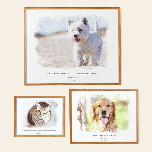 Personalized Pet Memorial Art