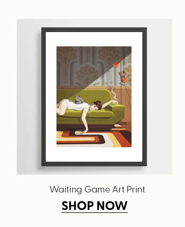 Waiting Game Art Print