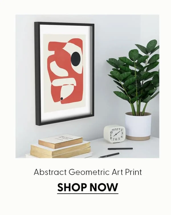 Abstract Geometric Composition Art Print