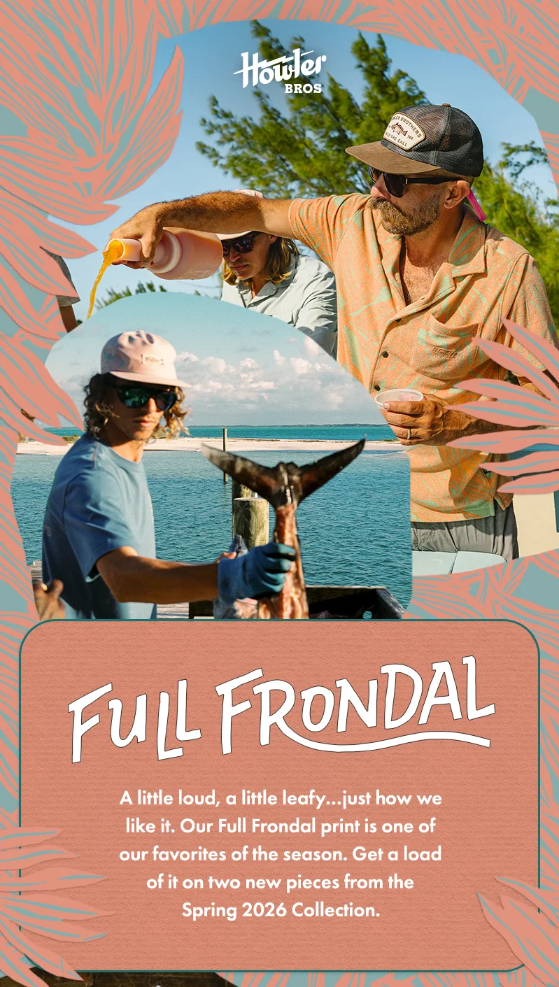 A little loud, a little leafy…just how we like it. Our Full Frondal print is one of our favorites of the season. Get a load of it on two new pieces from the Spring 2026 Collection.