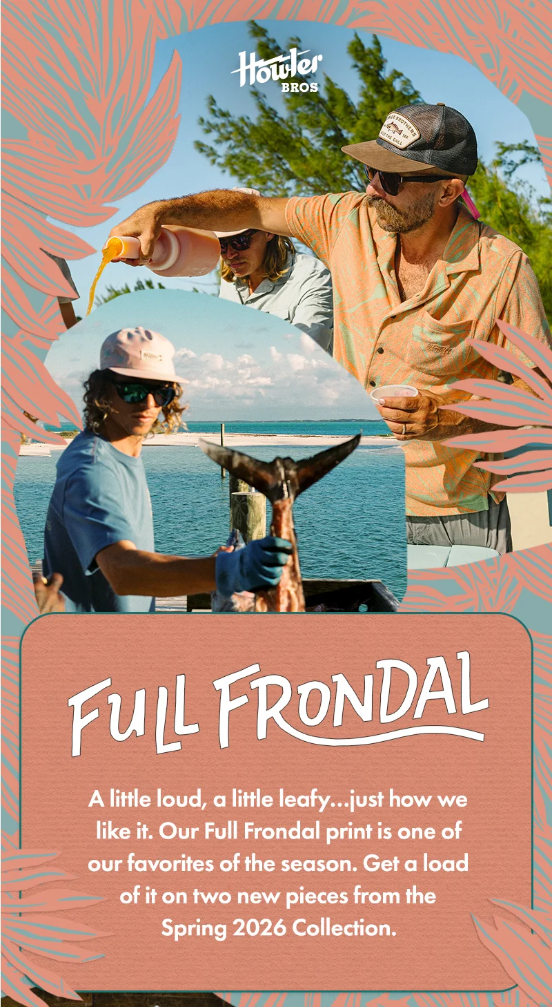 A little loud, a little leafy…just how we like it. Our Full Frondal print is one of our favorites of the season. Get a load of it on two new pieces from the Spring 2026 Collection.