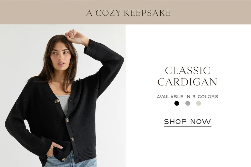 Shop The Classic Cardigan