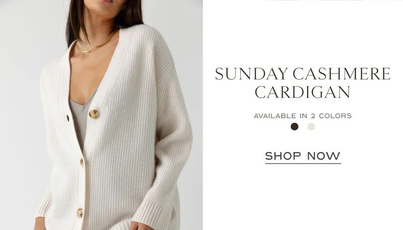 Shop The Sunday Cashmere Cardigan