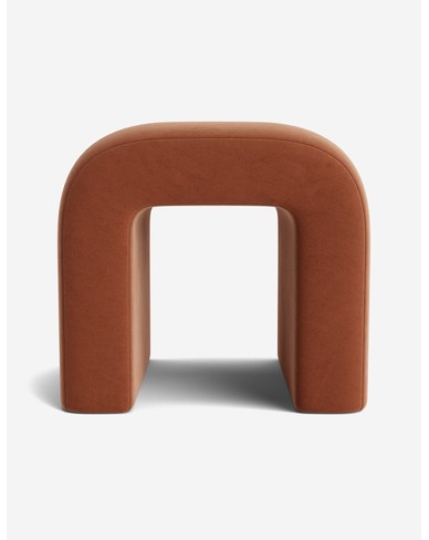 Tate Stool - Rose Vintage Velvet