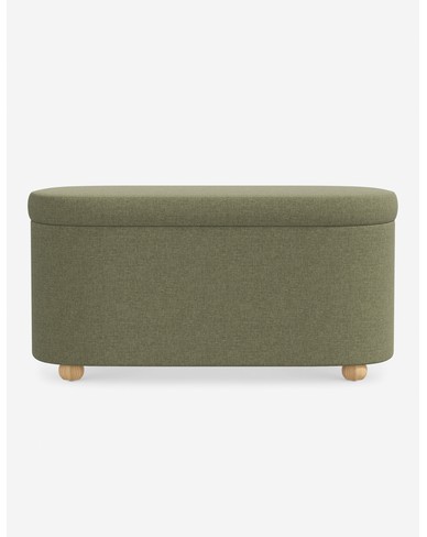 Hurley Storage Bench - Sage Linen