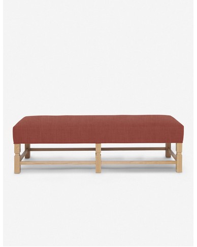 Ambleside Bench by Ginny Macdonald-Terracotta Linen
