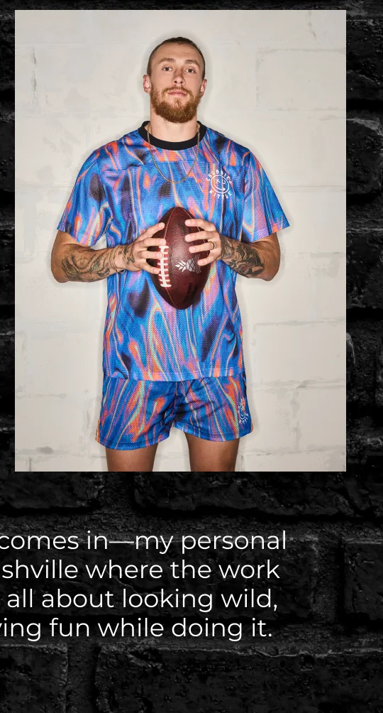 Mesh Training Shirt: The Holographic Wave