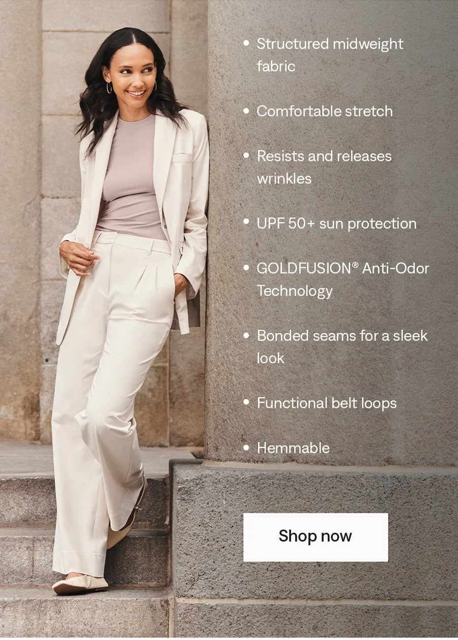 Commuter® Pleated Trouser: 5-star features