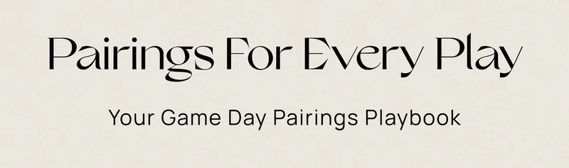 Pairings For Every Play Your Game Day Pairings Playbook