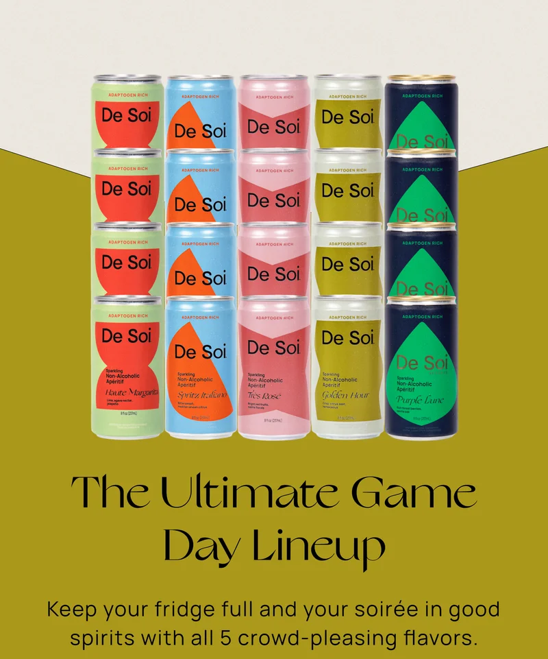 The Ultimate Game Day Lineup Keep your fridge full and your soirée in good spirits with all 5 crowd-pleasing flavors.
