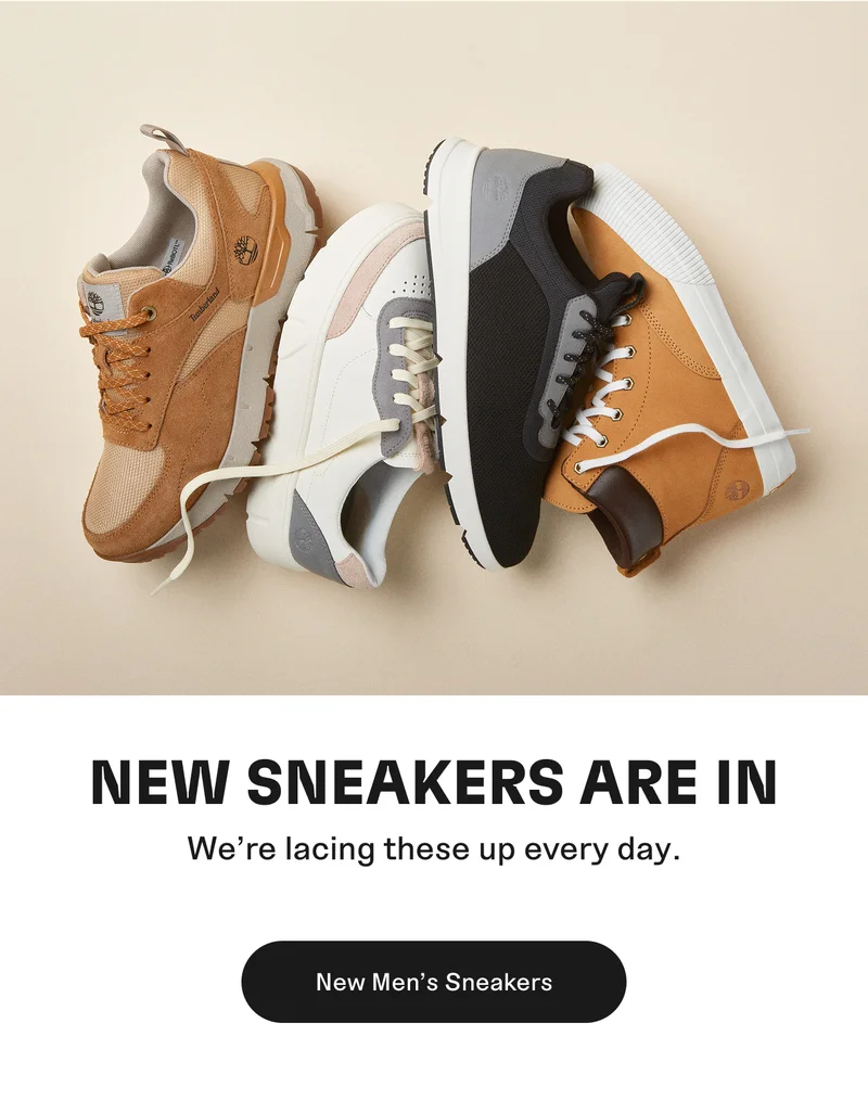 New sneakers are in. New Men's sneakers.