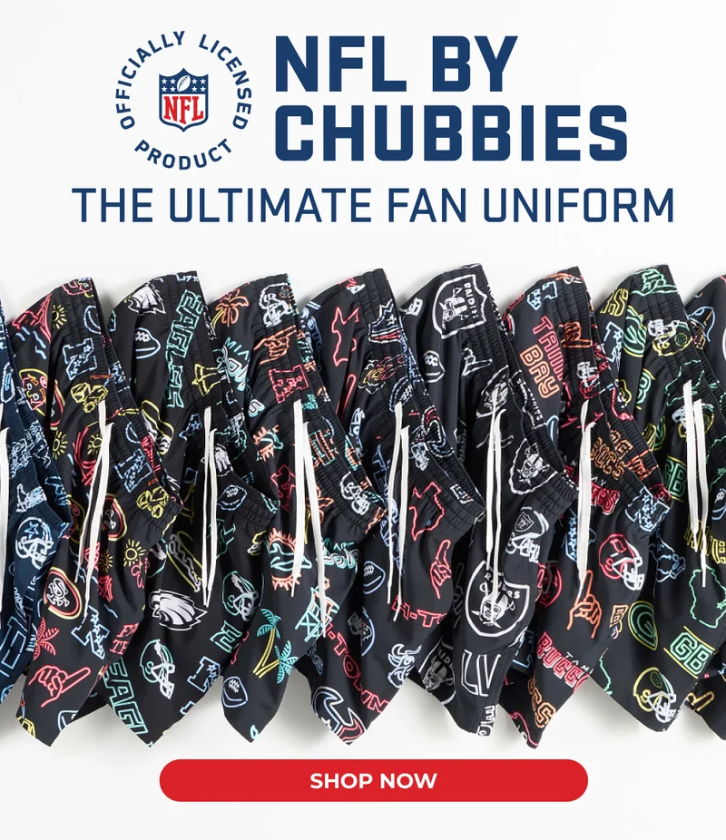 NFL x CHUBBIES: The Ultimate Fan Uniform