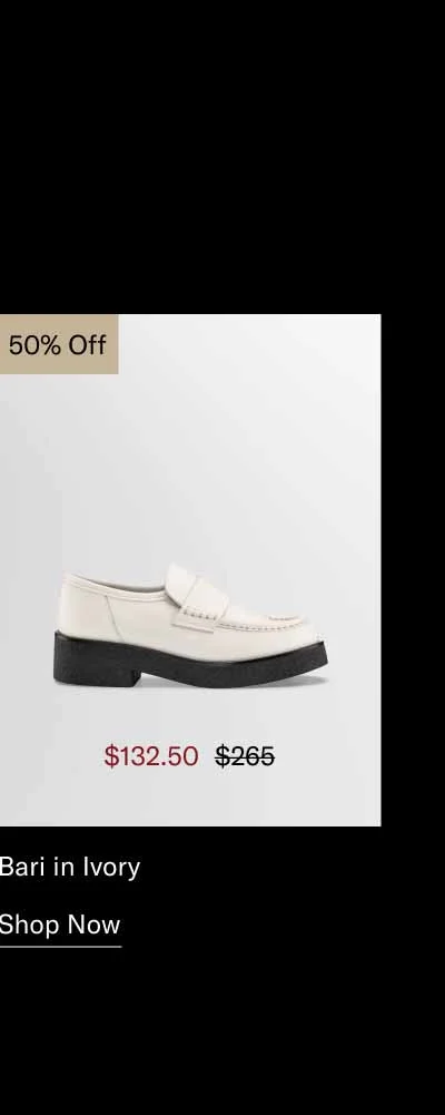 Bari in Ivory 50% off-Shop Now